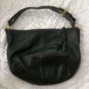 Leather Coach shoulder bag